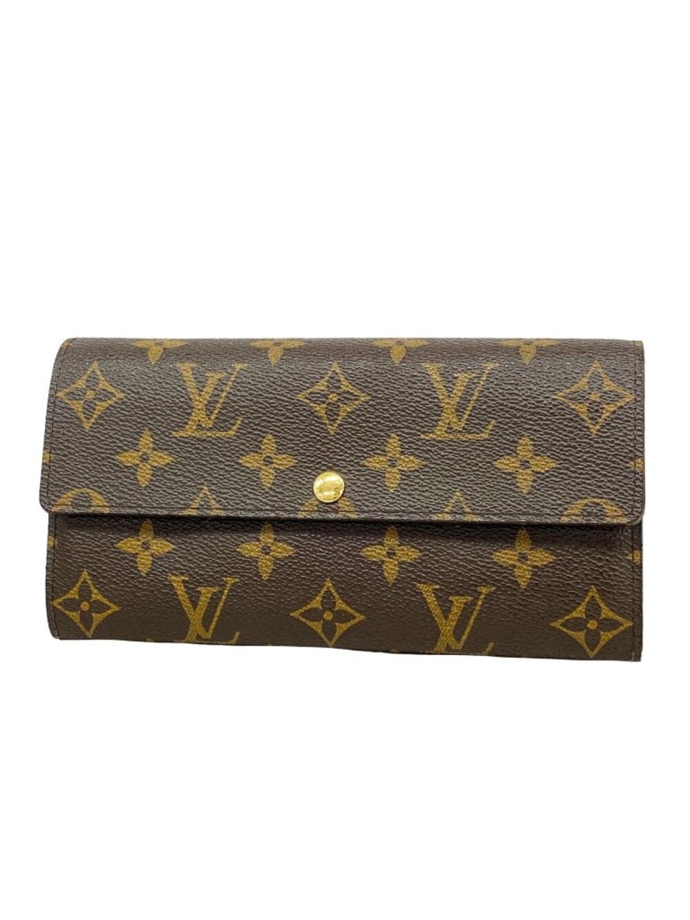 Louis Vuitton Wallet Monogram Portefeuille Sarah Leopard Blue Infini